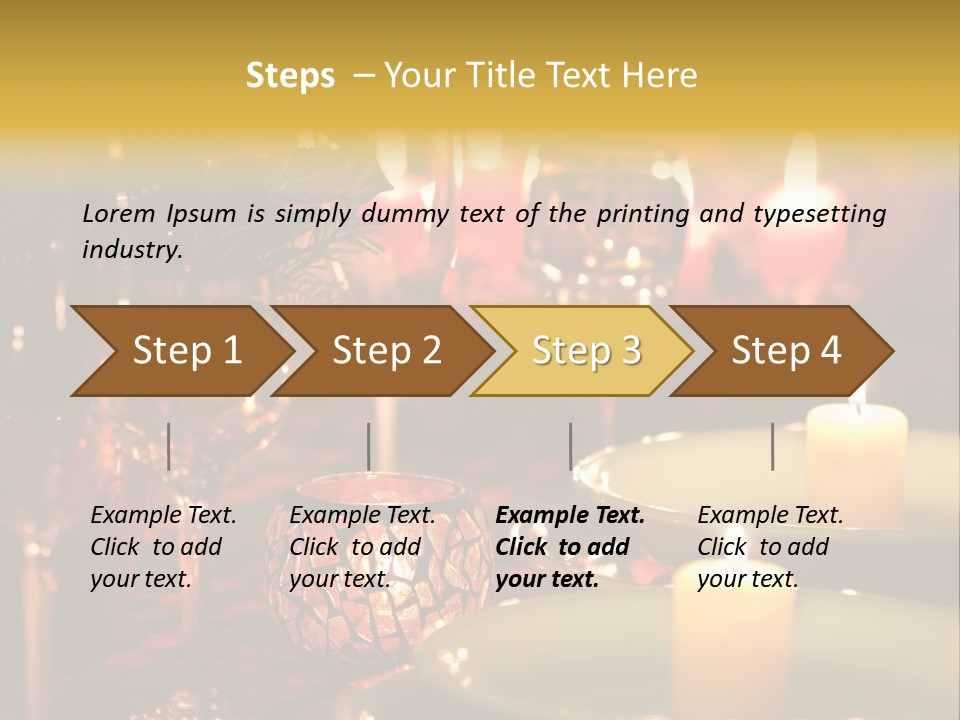 Decoration Inside Merry PowerPoint Template