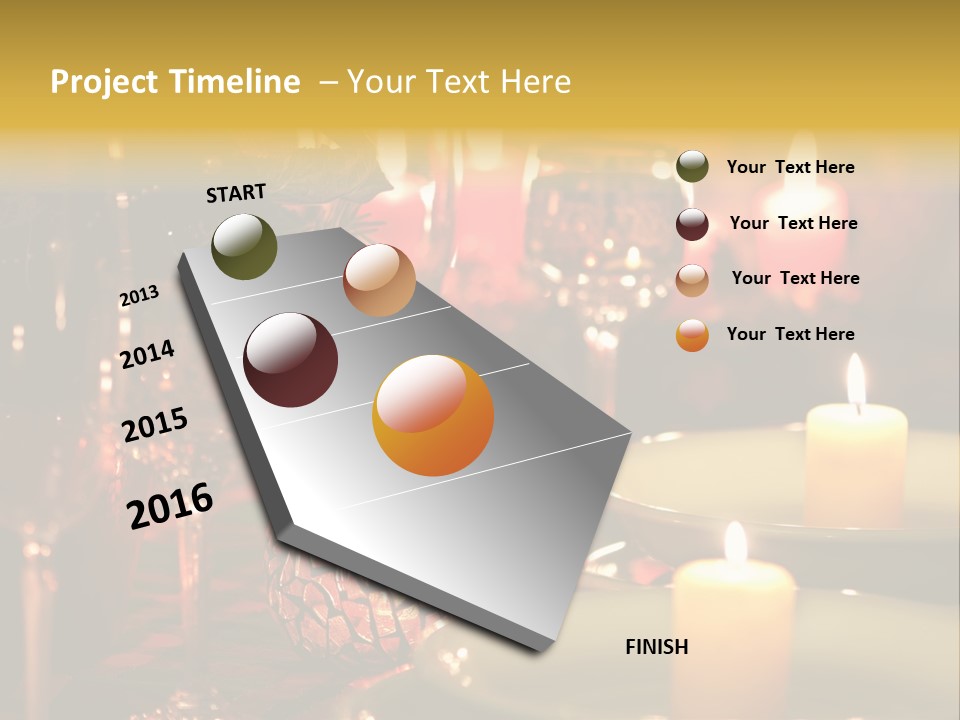 Decoration Inside Merry PowerPoint Template