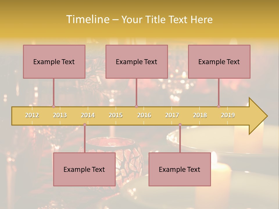 Decoration Inside Merry PowerPoint Template