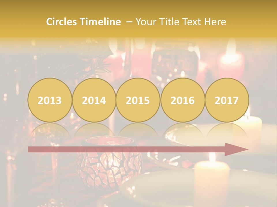 Decoration Inside Merry PowerPoint Template