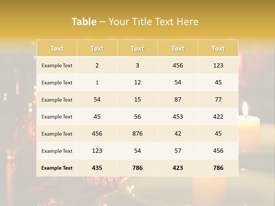 Decoration Inside Merry PowerPoint Template