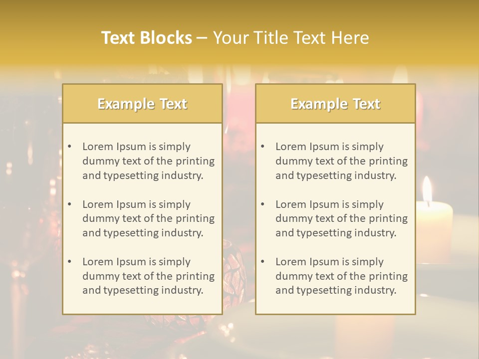 Decoration Inside Merry PowerPoint Template