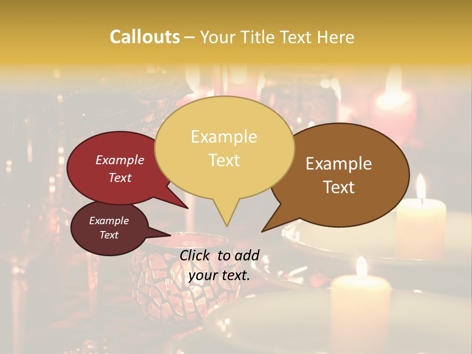 Decoration Inside Merry PowerPoint Template