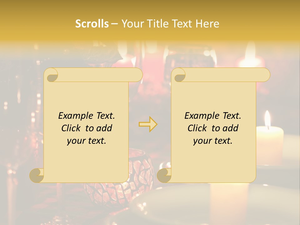 Decoration Inside Merry PowerPoint Template