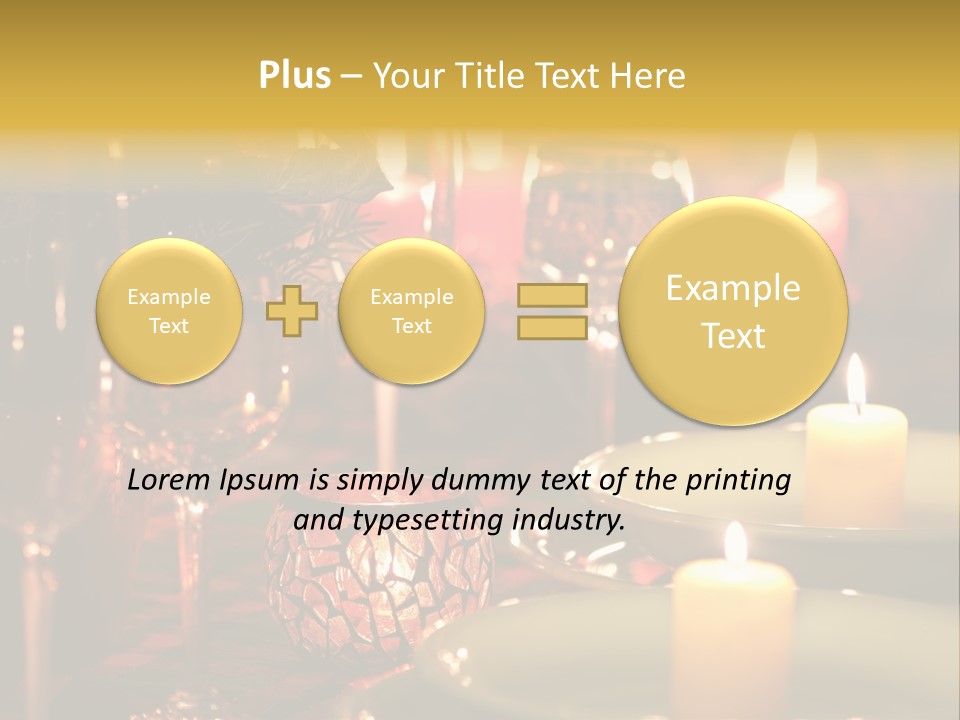 Decoration Inside Merry PowerPoint Template