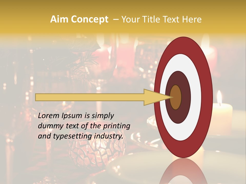 Decoration Inside Merry PowerPoint Template