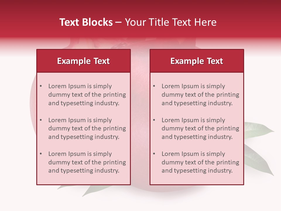 Tasting Diet Cross PowerPoint Template