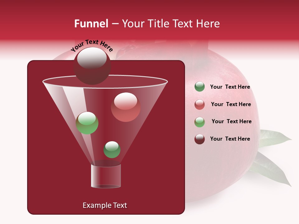 Tasting Diet Cross PowerPoint Template
