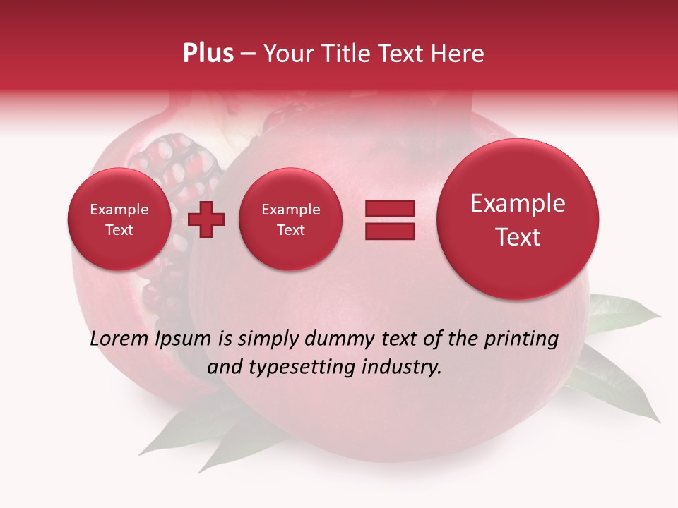 Tasting Diet Cross PowerPoint Template