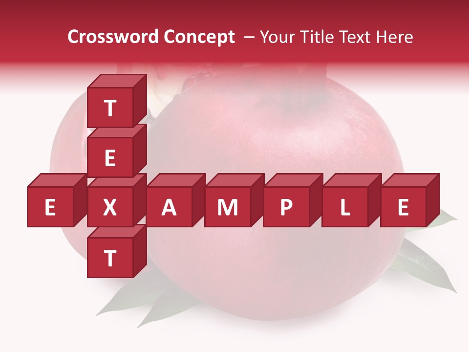 Tasting Diet Cross PowerPoint Template