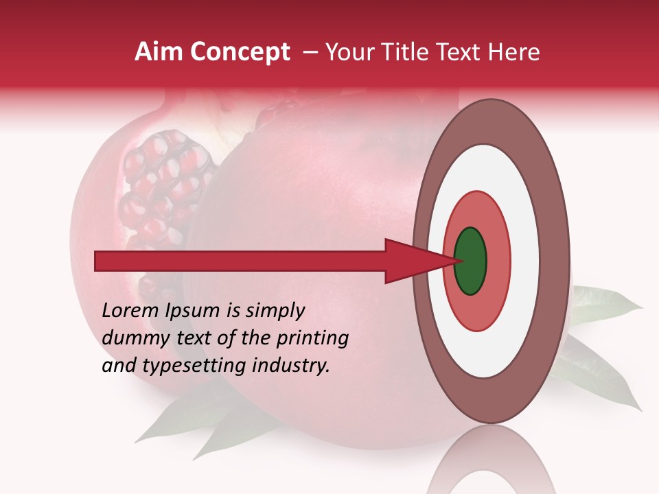 Tasting Diet Cross PowerPoint Template
