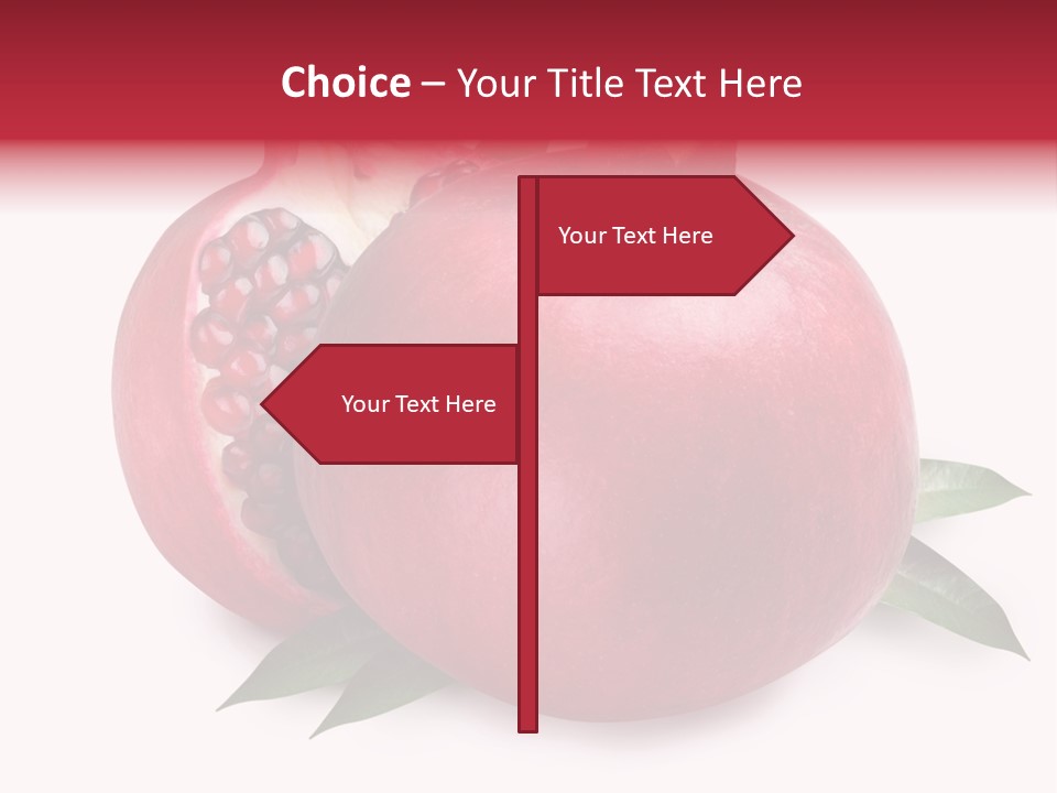 Tasting Diet Cross PowerPoint Template