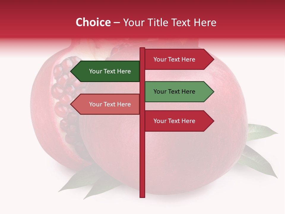 Tasting Diet Cross PowerPoint Template