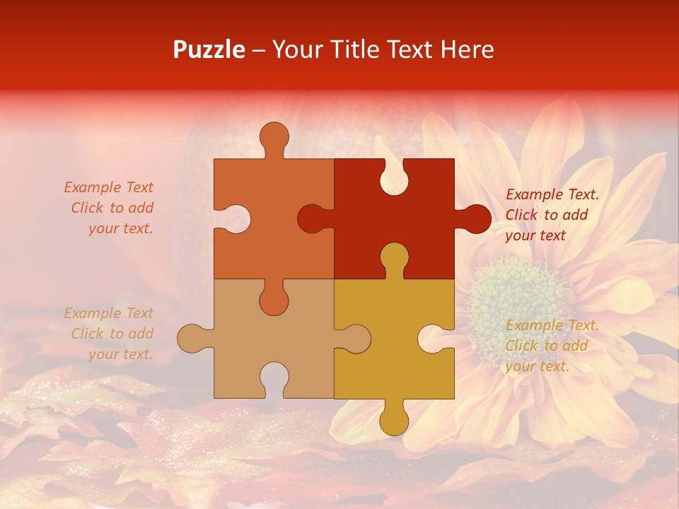 Bouquet Colorful Holiday PowerPoint Template