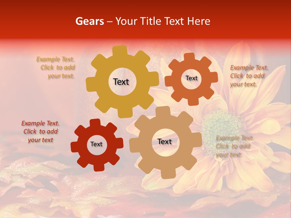 Bouquet Colorful Holiday PowerPoint Template