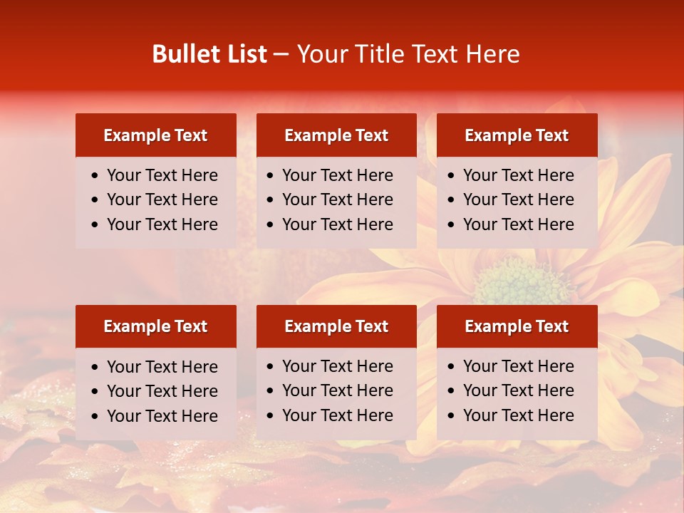 Bouquet Colorful Holiday PowerPoint Template