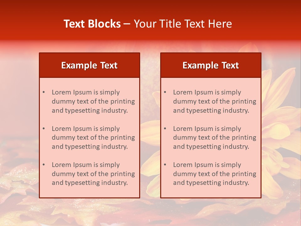 Bouquet Colorful Holiday PowerPoint Template