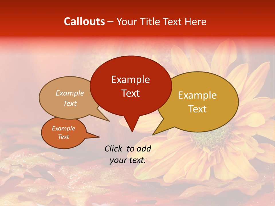 Bouquet Colorful Holiday PowerPoint Template