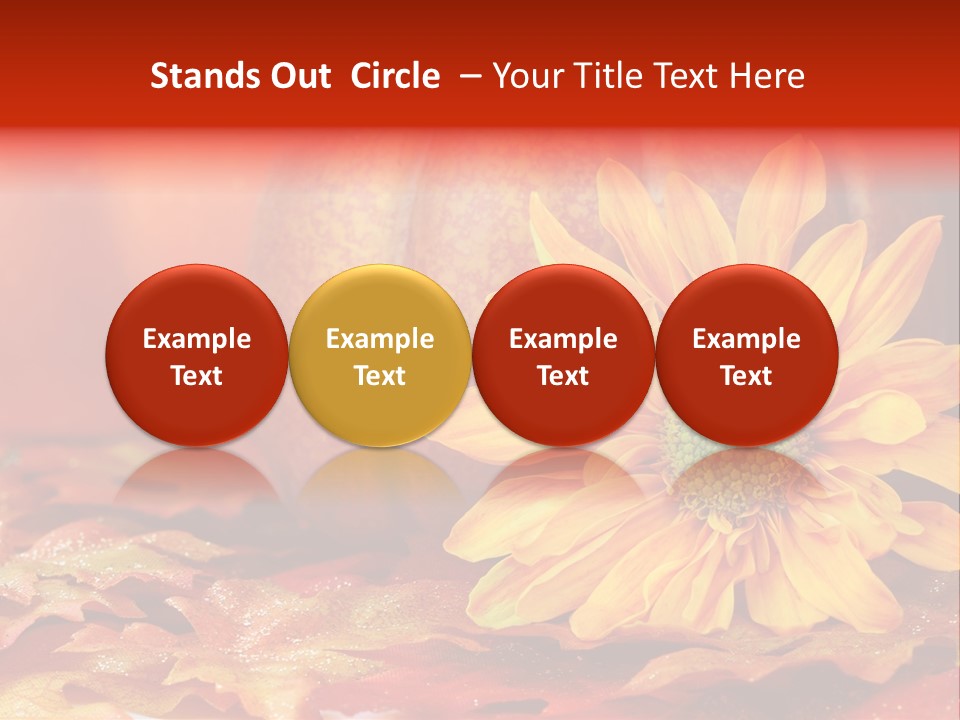 Bouquet Colorful Holiday PowerPoint Template