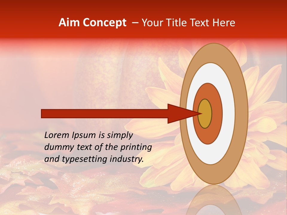 Bouquet Colorful Holiday PowerPoint Template