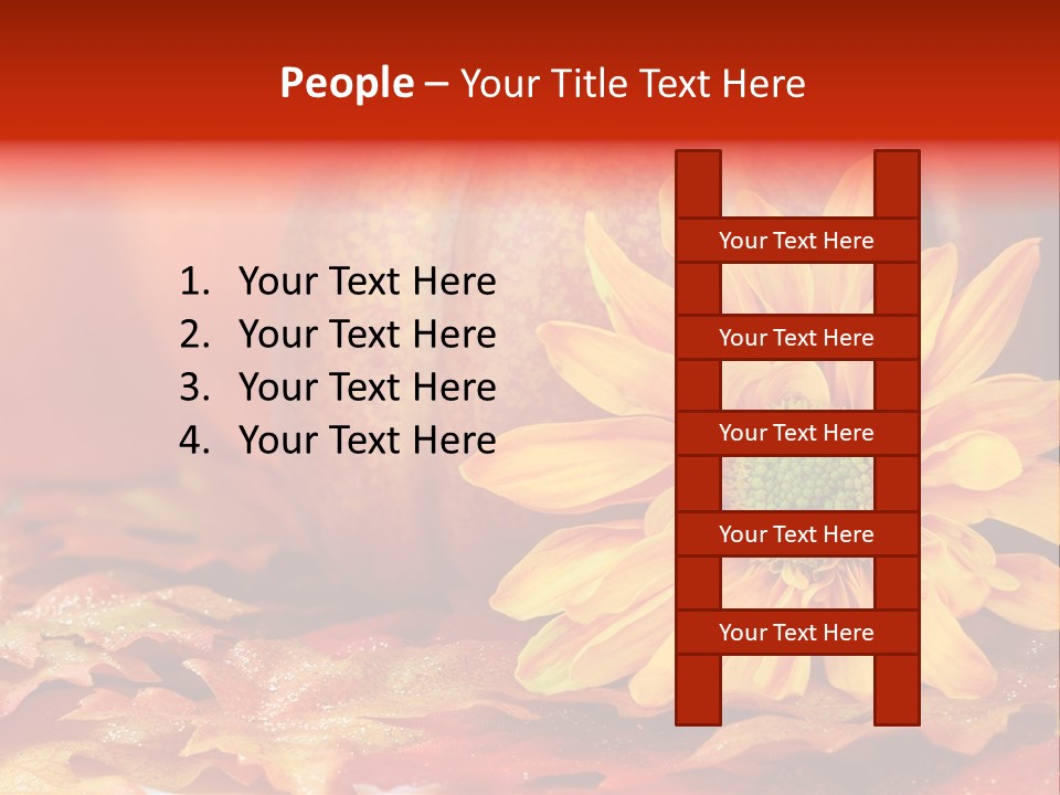 Bouquet Colorful Holiday PowerPoint Template