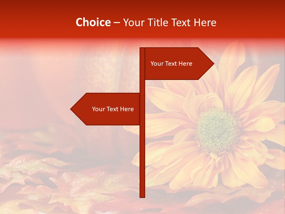 Bouquet Colorful Holiday PowerPoint Template