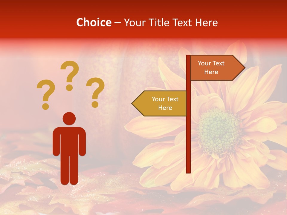 Bouquet Colorful Holiday PowerPoint Template