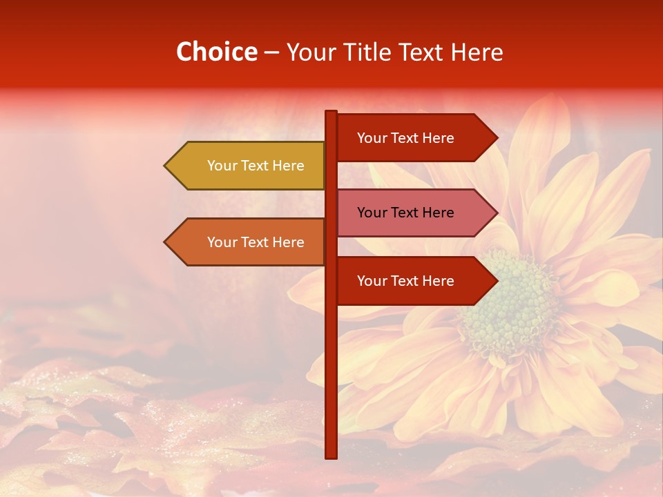 Bouquet Colorful Holiday PowerPoint Template