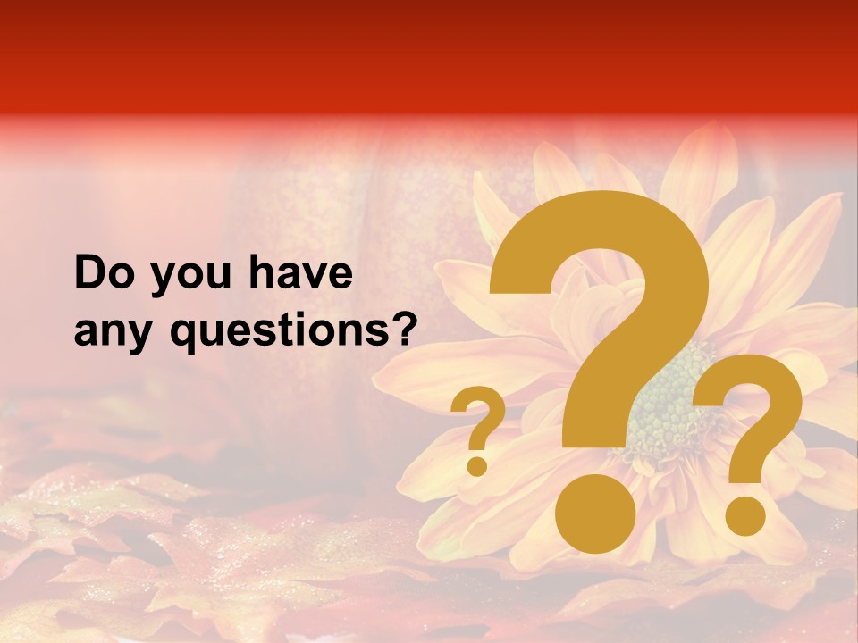 Bouquet Colorful Holiday PowerPoint Template