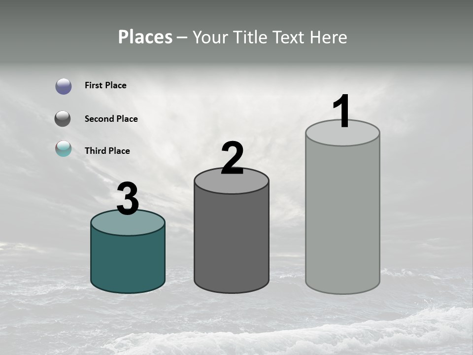 Cloud Mid Air Day PowerPoint Template