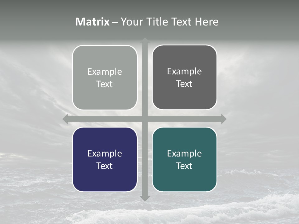 Cloud Mid Air Day PowerPoint Template