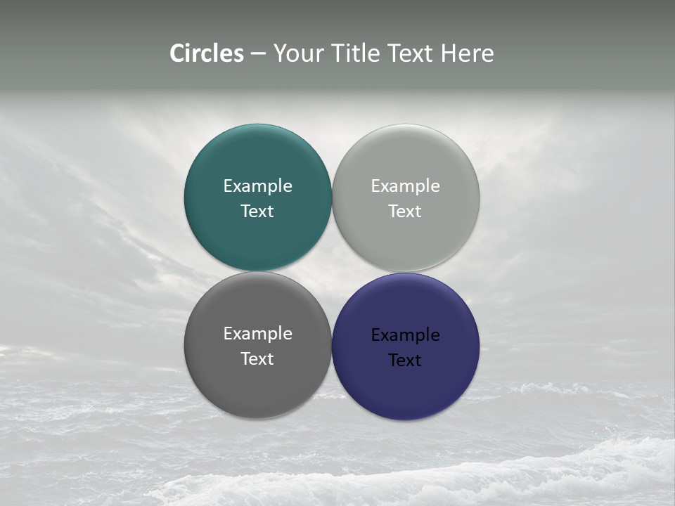 Cloud Mid Air Day PowerPoint Template