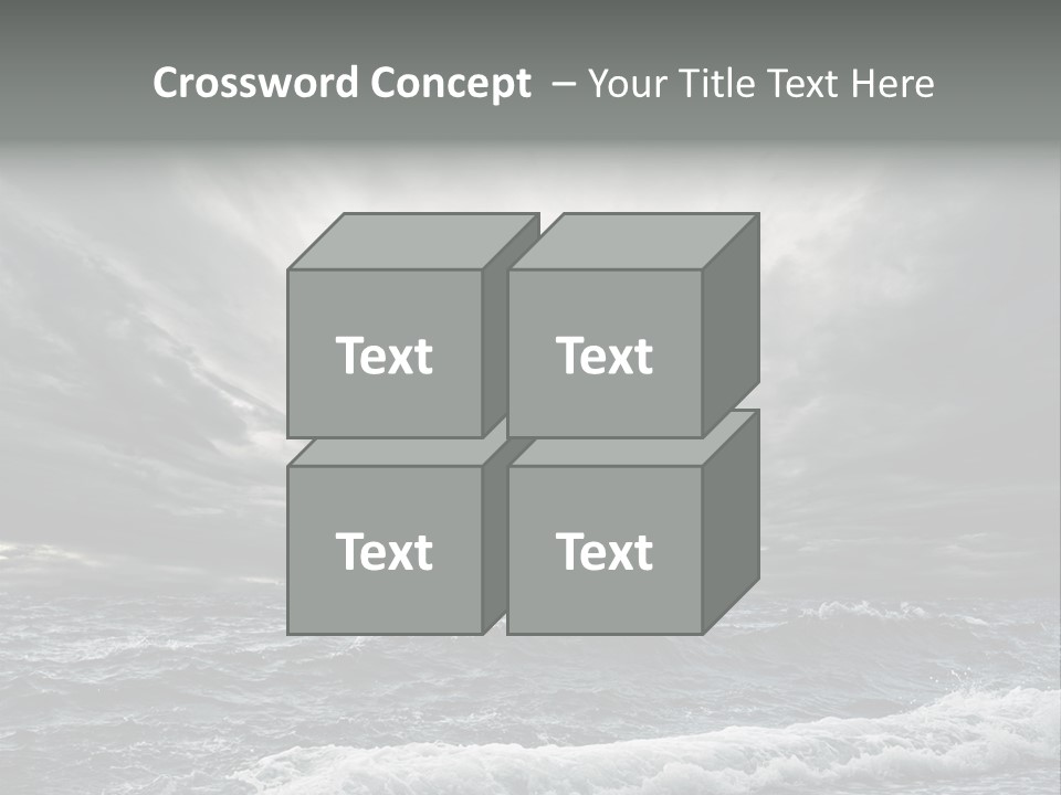 Cloud Mid Air Day PowerPoint Template