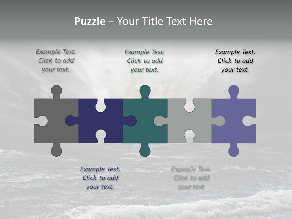 Cloud Mid Air Day PowerPoint Template