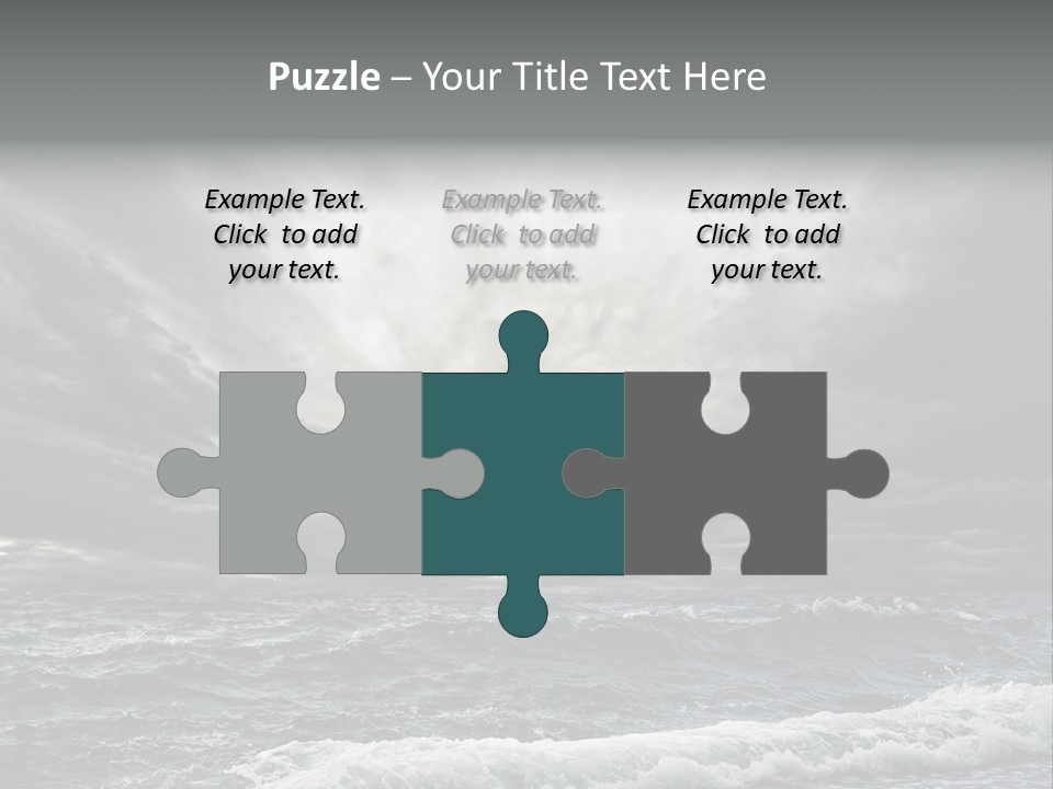 Cloud Mid Air Day PowerPoint Template