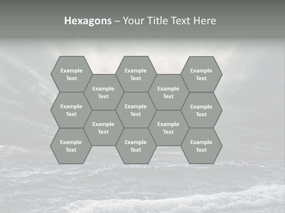 Cloud Mid Air Day PowerPoint Template