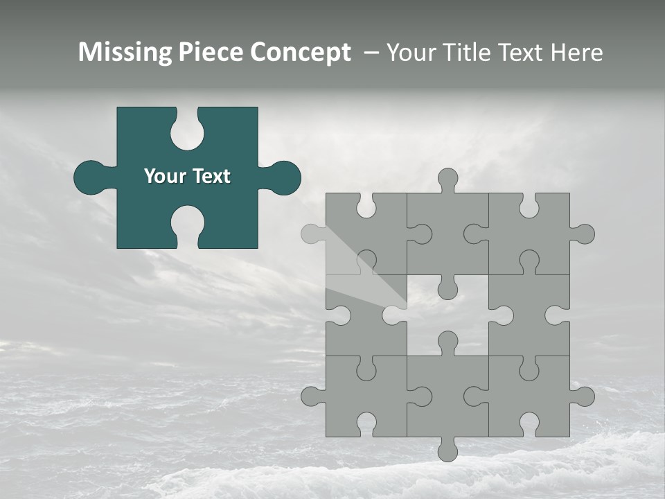 Cloud Mid Air Day PowerPoint Template