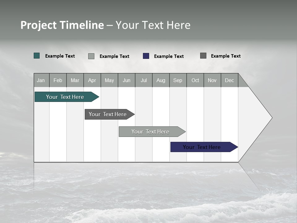 Cloud Mid Air Day PowerPoint Template