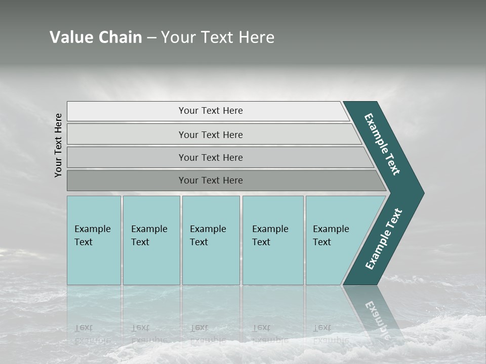 Cloud Mid Air Day PowerPoint Template