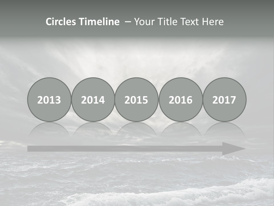 Cloud Mid Air Day PowerPoint Template