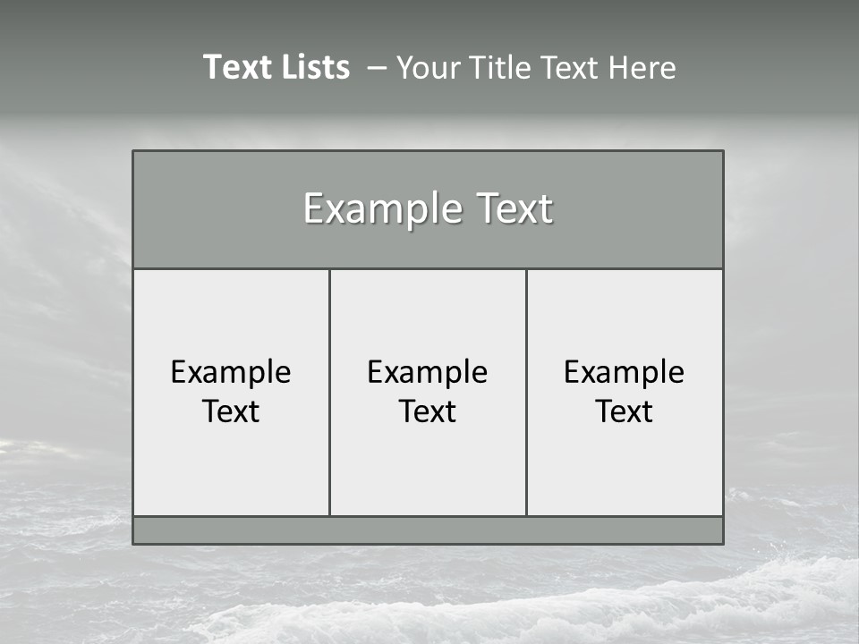 Cloud Mid Air Day PowerPoint Template