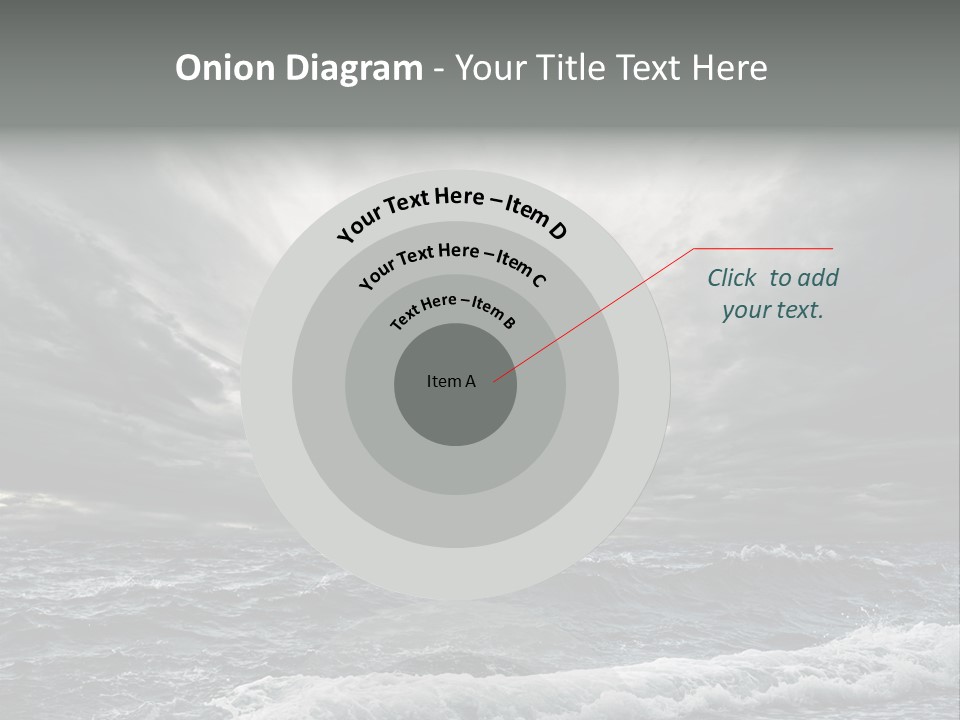 Cloud Mid Air Day PowerPoint Template