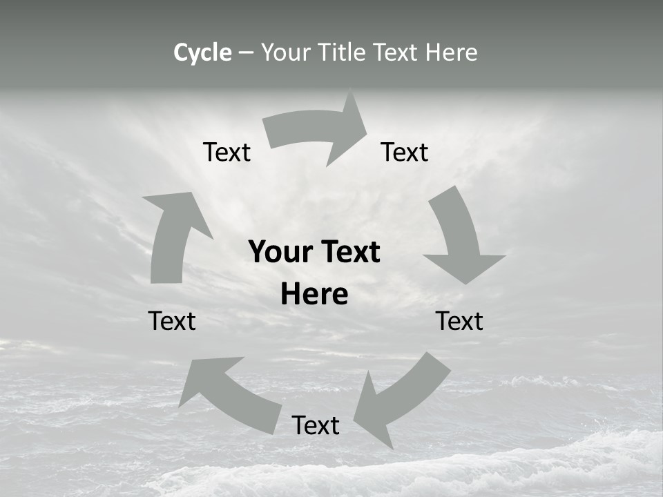 Cloud Mid Air Day PowerPoint Template