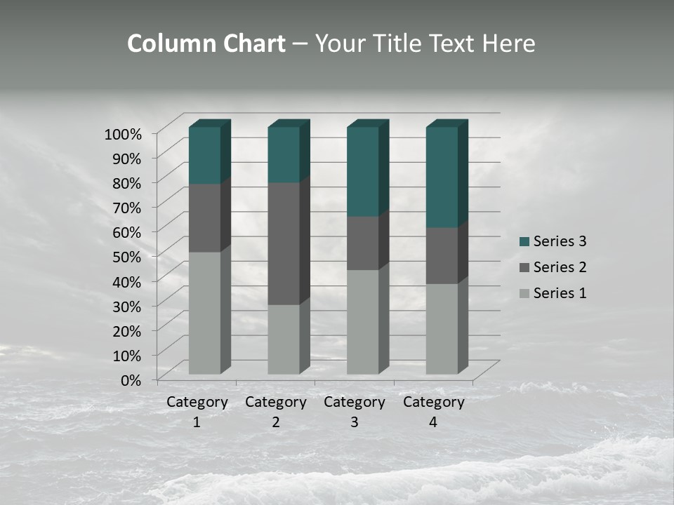 Cloud Mid Air Day PowerPoint Template