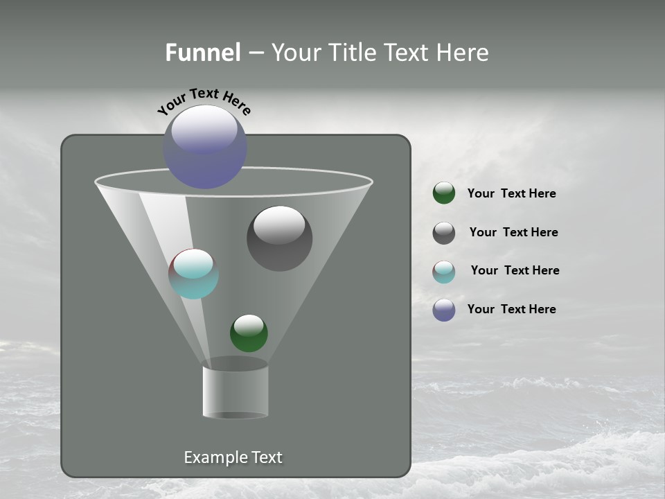 Cloud Mid Air Day PowerPoint Template