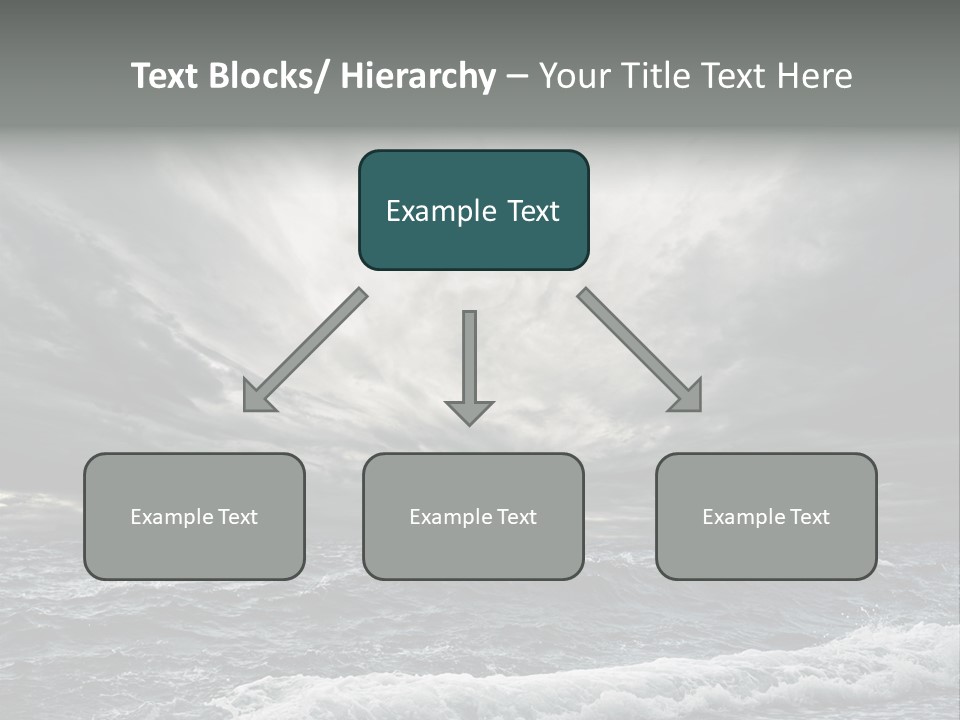 Cloud Mid Air Day PowerPoint Template