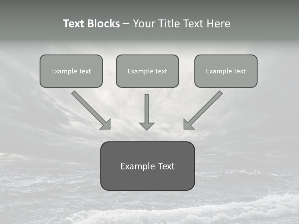 Cloud Mid Air Day PowerPoint Template