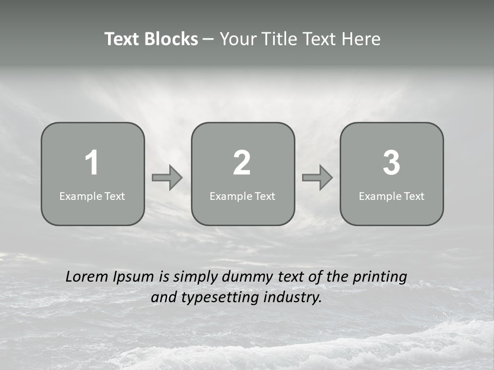Cloud Mid Air Day PowerPoint Template