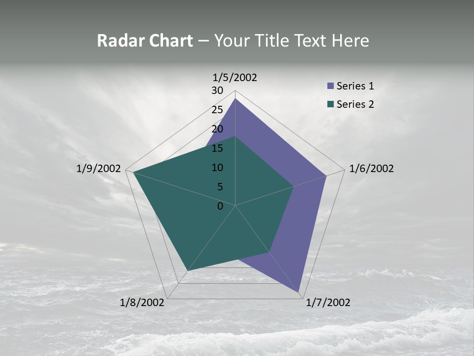 Cloud Mid Air Day PowerPoint Template