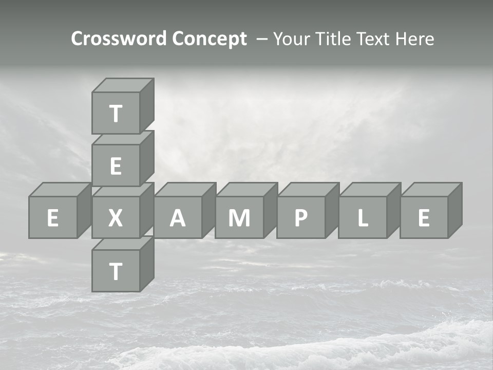 Cloud Mid Air Day PowerPoint Template